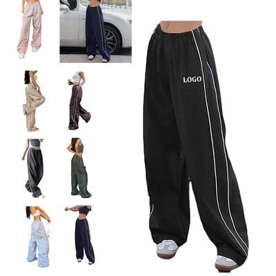 Women's Baggy Y2K Parachute Track Pant