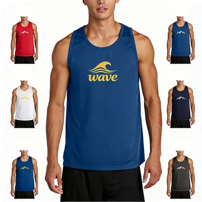 Cotton Tank Top Scoop Neck