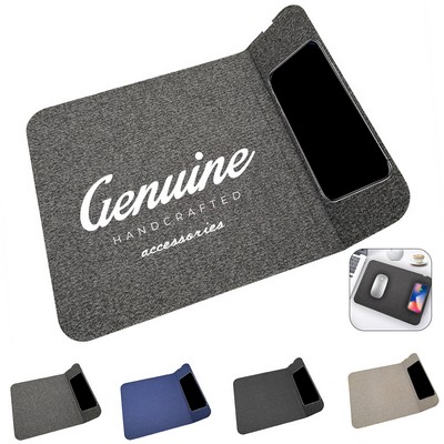 2-in-1 Wireless Charging Gaming Mouse Pad
