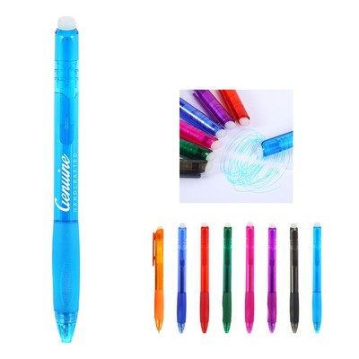 Erasable Retractable Gel Ink Pen