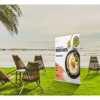 Silverstep 60" x 92" Retractable Banner Stand (Graphic only)