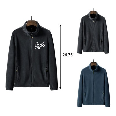 Zip-Up Fleece Coat