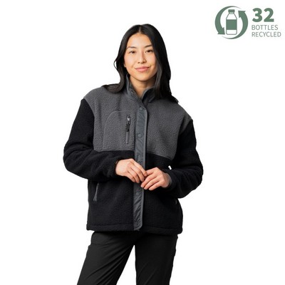 Storm Creek Women's Warm Up Colorblock Sherpa Fleece Jacket