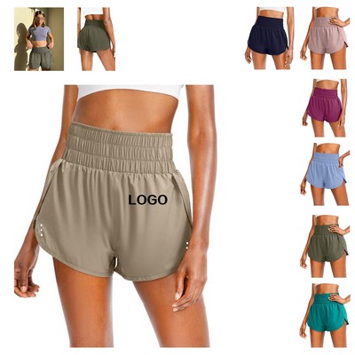 Women High Waist Running Short