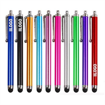 Lightweight Stick Stylus Pen w/Clip