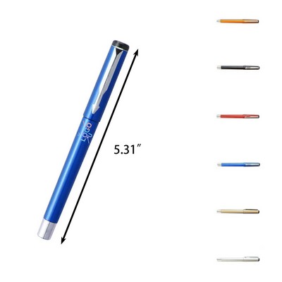 0.5mm Metallic Coated Plastic Grip Pen