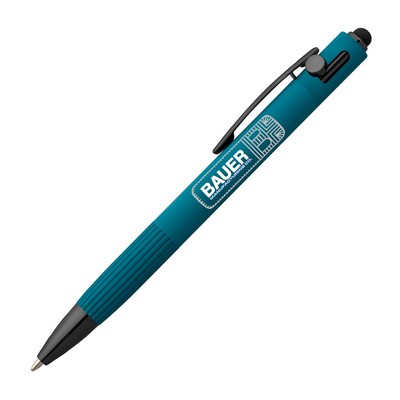 Osaka Recycled Aluminum Pen with Stylus (Full Color Imprint)