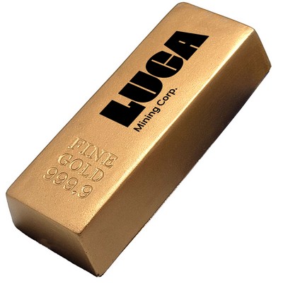 Gold Bar Stress Reliever