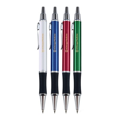 Union Printed - Finneas Brass Click Metal Pen