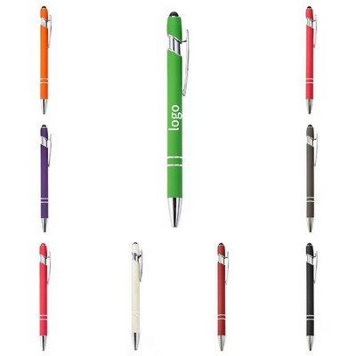 Metal Push-Button Capacitive Ballpoint Pen