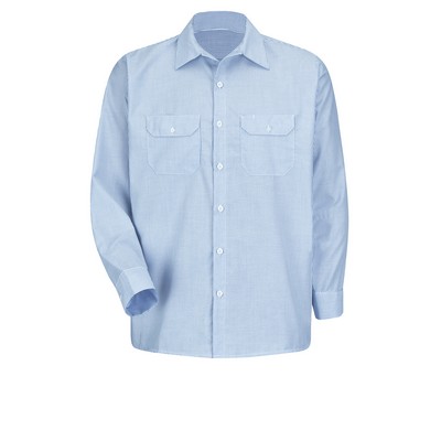 Red Kap Shirts - Men's Long Sleeve Deluxe Uniform Shirt