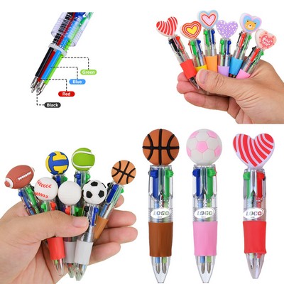 Lovely 4-in-1 Multicolor Ballpoint Pens