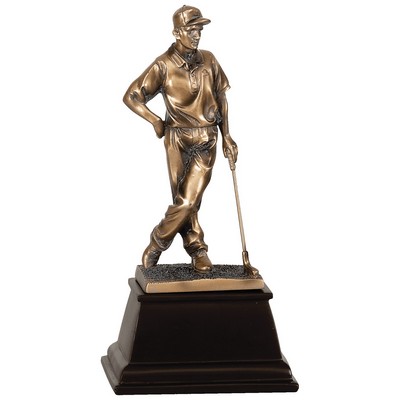 Golf Award, Male Figure, 9"H