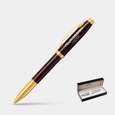 SHEAFFER® 100 9370 Glossy Coffee Brown Executive Rollerball Pen w/ Gift Box