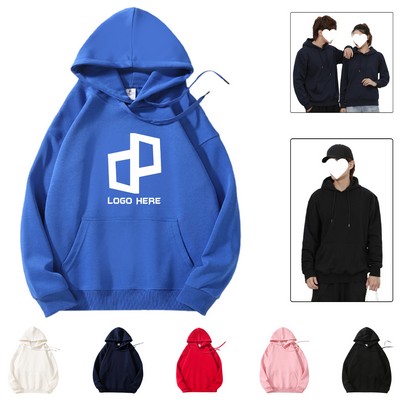 Adult Unisex Drawstring Hoodie W/ Kangaroo Pocket