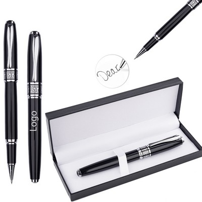 Metal Engraving Custom Gift Roller Ballpen Ballpoint Pen Set