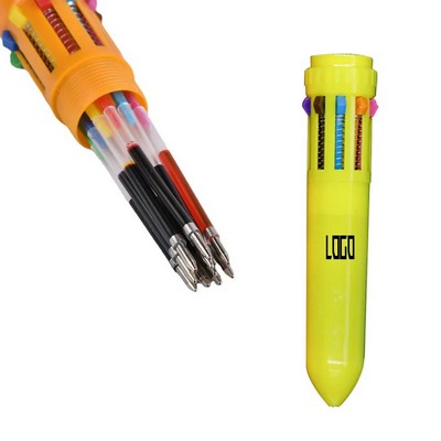 10 Colors in 1 Multicolor Pen Ballpoint Pen