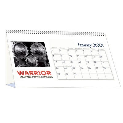 Full-Color Custom Desktop Tent Calendars (8 1/2"x4 1/4")