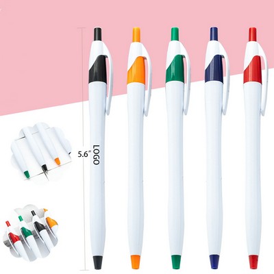 Custom Click Action Plastic Ballpoint Pen