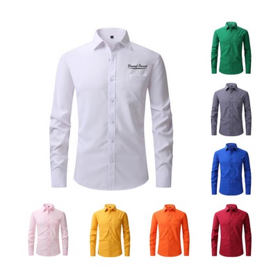 Solid Men's Dress Shirt