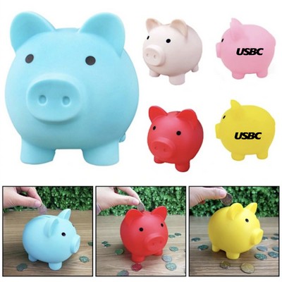 3.1''x 3.9'' Squishy Piggy Coin Saving Bank