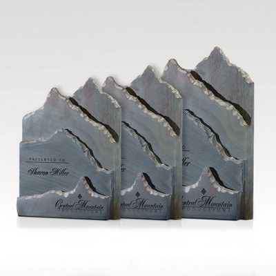 Chiseled Slate Telluride Plaque 7x9