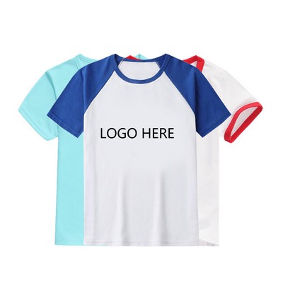 Kid's 100% Cotton Heavy Weight Short Sleeve T Shirts
