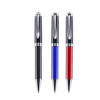 Carbon Fiber Ballpoint Pen With Stylus
