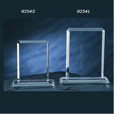 Crystal Rectangular Award