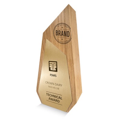 Solid Oak Angular Award