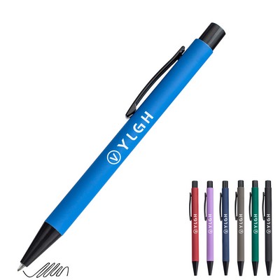 Black Clip Click Metal Pen