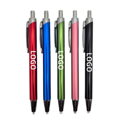 Custom Executive Advertising Metal Ballpoint Pen w/Lighted Tip