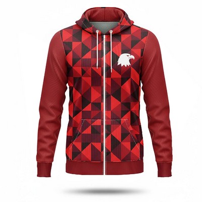 Unisex Kids Sublimated Scuba Knit Hoodie Economy