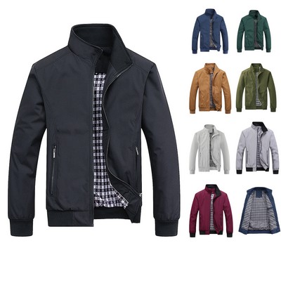 Autumn Mens Bomber Pilot Jackets