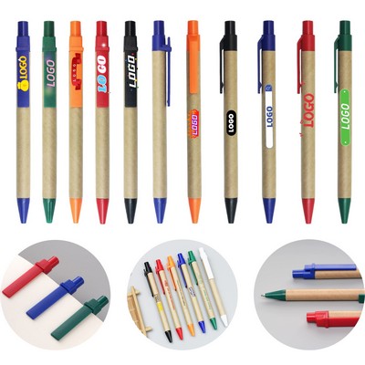 Eco-Friendly Kraft Paper Pen