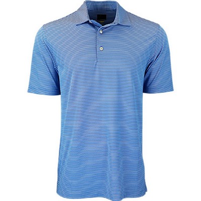 Greg Norman Freedom Micro Pique Stripe Polo