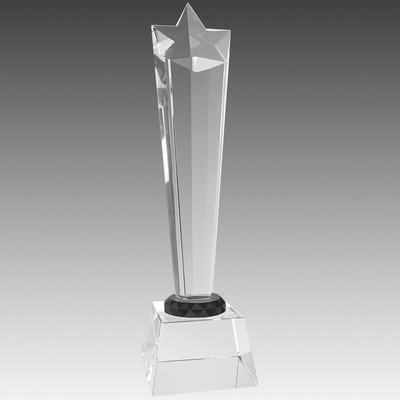 Crystal Rising Star with Base