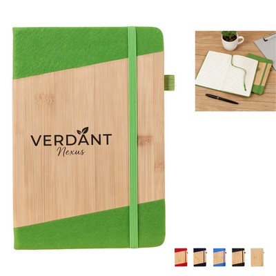 Bamboo Hardcover Journal with Pen Loop