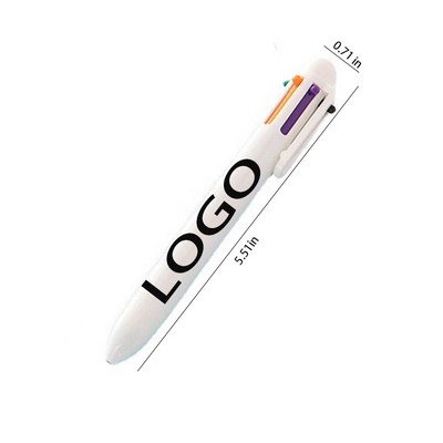 Ballpoint Pen w/Six Colors