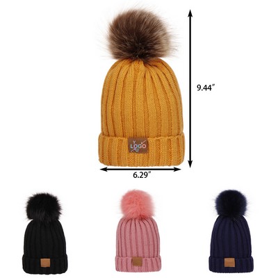 Infant Winter Knit Beanie Cap