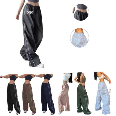 Women's Baggy Y2K Parachute Track Pant