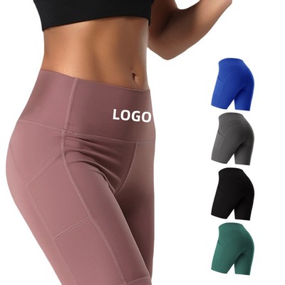 Women's High Waist Yoga Shorts