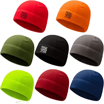 Winter Polar Fleece Beanie Skull Cap