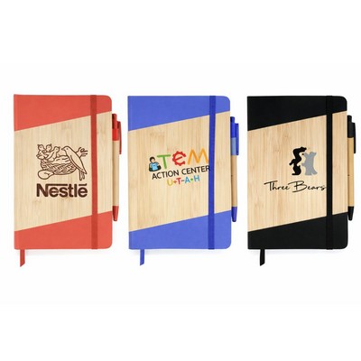 A5 Bamboo Journal set