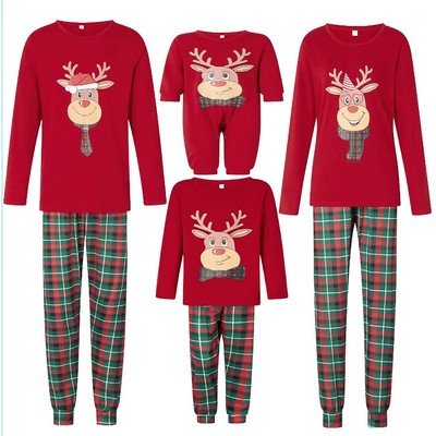 Festive Family Matching Christmas Pajama Set