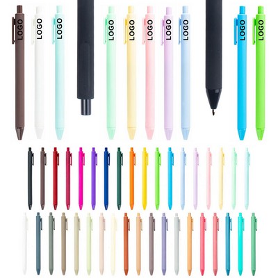 Macaroon Candy Color Push-Up Ballpoint Pen