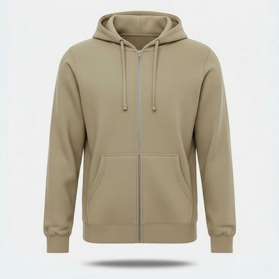 Zip Up Style Unisex & Kids Custom Cotton Hoodie