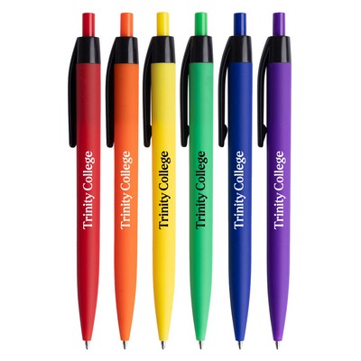 Union Printed - Satin Soft Touch Click Stick Pen