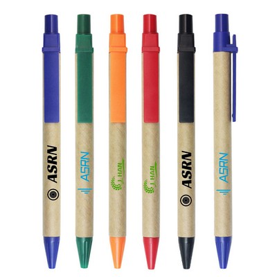 Kraft Paper Click Action Ballpoint Pen