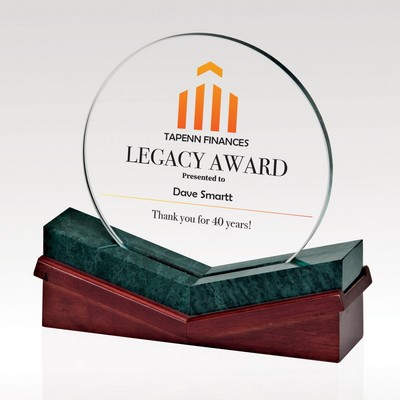 Jade Glass Cherry Award - Small